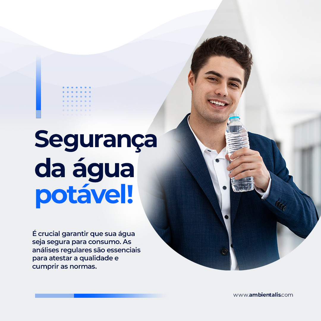 ?? Segurança da água potável!