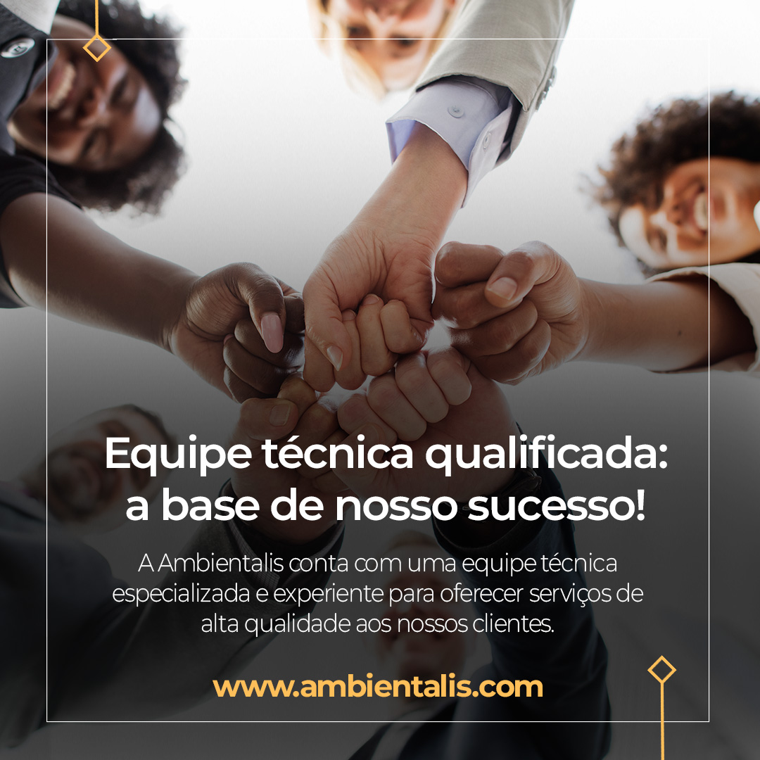 Equipe técnica qualificada: a base de nosso sucesso! ??