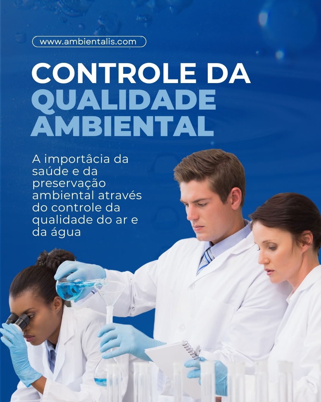 Monitoramento contínuo da qualidade do ar e da água