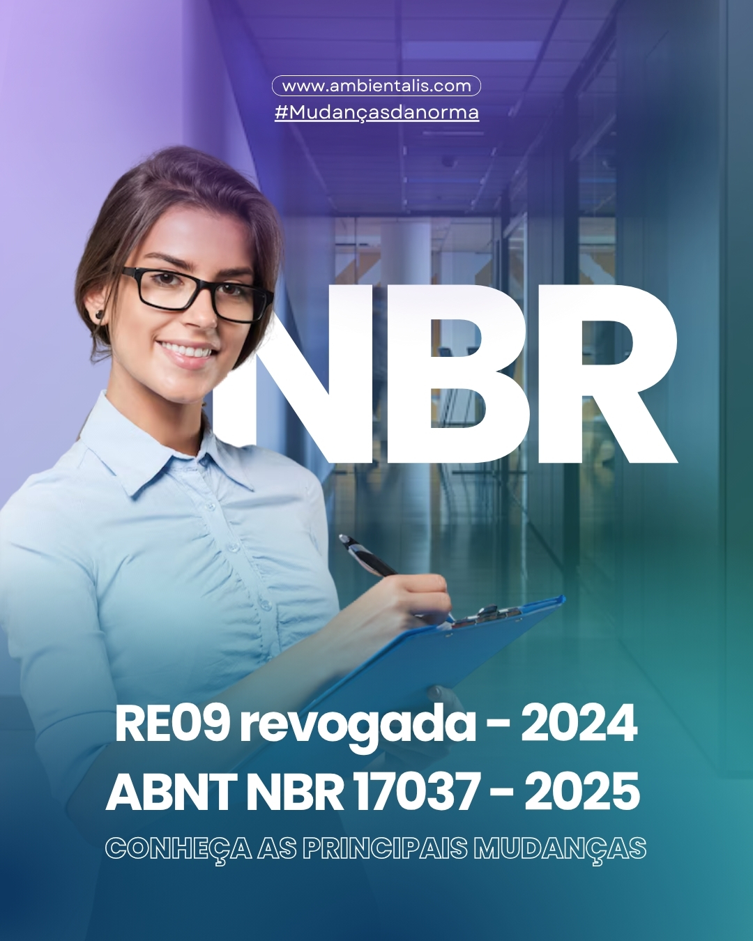 Antiga norma RE09 X ABNT NBR 17037